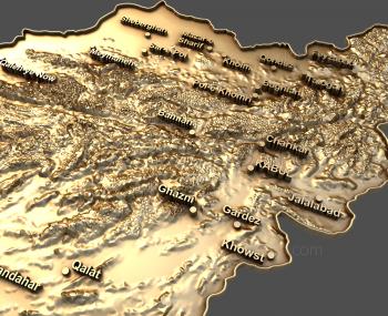 3D model Map of the area (STL)